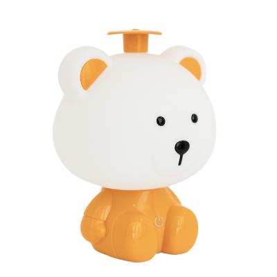 China Cartoon Children Tending 2021 Cartoon Plastic Big Bear Baby Night Light Lamp Cute Home Decor Plug-in Light for sale