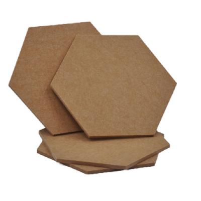 China PET Sound Absorbing Hexagon Acoustic Panels For Home Office Classroom Wall for sale