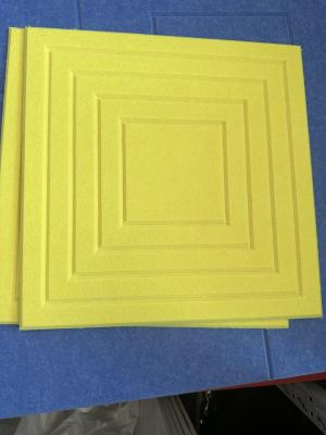 China Polyester Fiber Carved Wall Soundproof Acoustic Sound Proofing Boards for sale