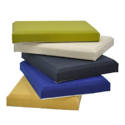 China Soft Fabric Wrapped Acoustic Wall Panels Glass Fiber Soundproof Fabric Panels for sale