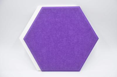 China Polyester Felt Hexagonal Acoustic Wall Panels Sound Proofing Panels For Office for sale