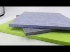 PET acoustic panel samples