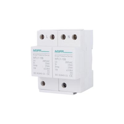 China MFLY-15B-2P 280VAC 1000V 40ka SPD Surge Protector to Brazil MFLY-15B-2P 280VAC for sale