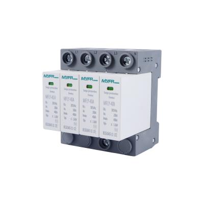 China MFLY-4P-40A 3 phase SPD surge protection device MFLY-4P-40A 385VAC for sale