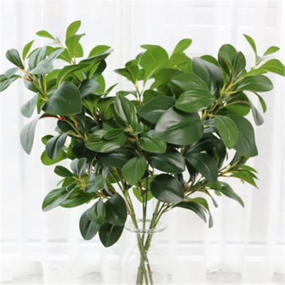 China Environmental Friendly Artificial Watercress Plants Plant Plastic Artificial Leaves For Home Wedding Decorations for sale