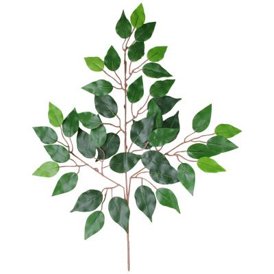 China Top Sale Environmentally Friendly Indoor Natural Greenery Decoration Artificial Banyan Tree Leaves For Tree Making Decoration for sale