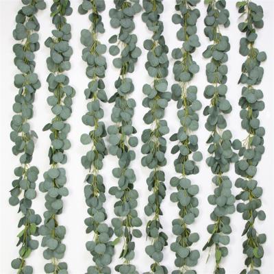 China Artificial Leaf Vine Fake Leaf Vine Wedding High Quality Environmental Friendly Wall Hanging Decorations For Outdoor Use for sale