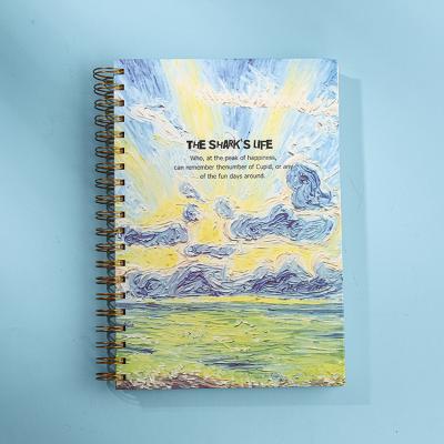 China Spiral Wholesale 2023 planner Book 100/120/140 Pages Customizable Logo Planner Journal Spiral Notebook for sale