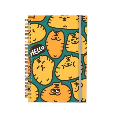 China Spiral 2023 A4 A5 A6 blank cover thick spiral notebook for sale