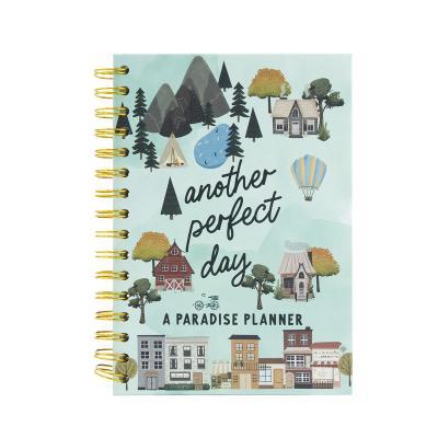 China Spiral Custom Printing A5 Spiral Sublimation Daily Organizer Planner Notebook for sale