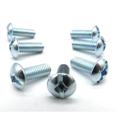 China Stainless Steel Or Galvanized Carbon Steel Or Brass Round Head Slotted Square Head Bolt for sale