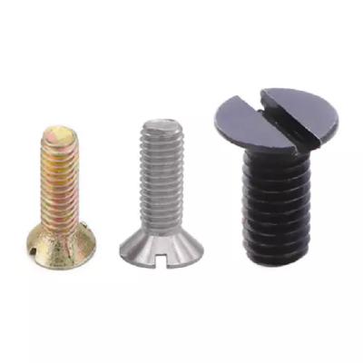 China Steel DIN7969-1989 Slotted Countersunk Screw Head Furniture for sale