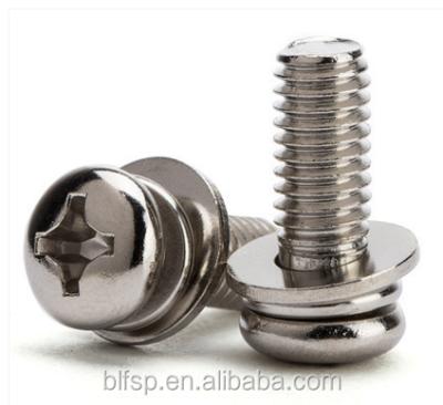 China Chinese Stainless Steel SEMS Screw Bolt Set Screw And Nuts Washer SEMS Supplier for sale