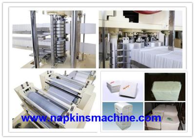 China 2200 Sheets/ Min 2 Layer folding Napkin Embossing Machine for sale