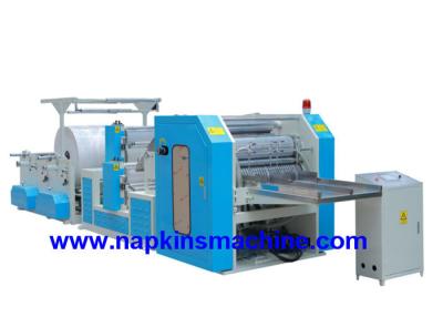 China 7.5KW 1 / 8 Fold Vacuum Tissue Printing Machine / Napkin Manufacturing Machine for sale