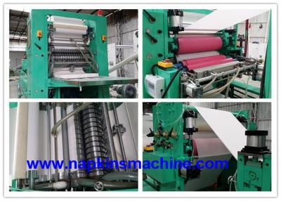 China CE N Fold PLC Controller Hand Towel Machine / Tissue Manufacturing Machine for sale