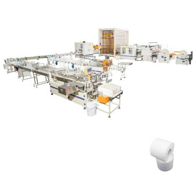 China PLC Touch Screen Toilet Roll Packing Machine for sale