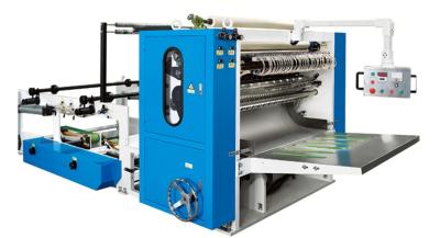 China Soft Drawing 11KW Facial Tissue Production Line 4800sheets/min Interfold for sale