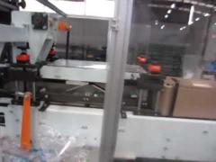 facial tissue machine with log saw cutting machine and box packing machine and plastic film packing