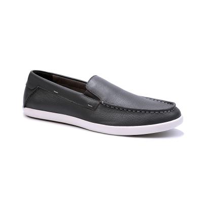 China Fashion Trend New Style OEM Casual Genuine Leather Slip On Flat Loafers Shoes Men for sale