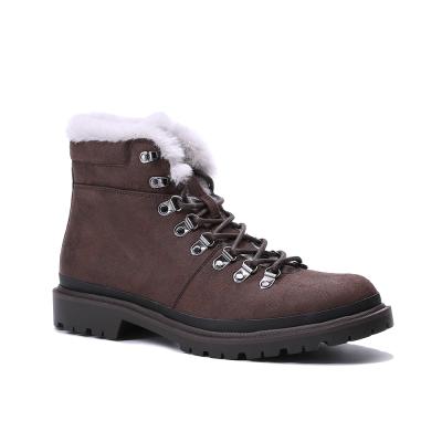 China Custom Logo Oem Winter Mens Outdoor Breathable Fur Short Boots Sale Online for sale