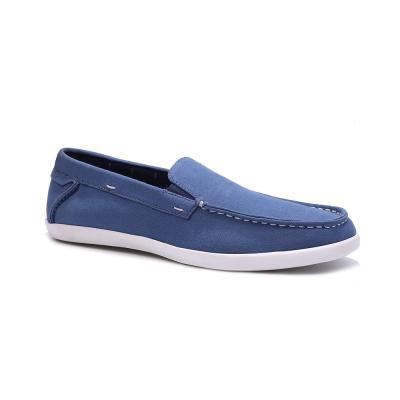 China 2022 Fashion Trend Custom Original Slip On Leather Blue Canvas Casual Shoes For Men for sale