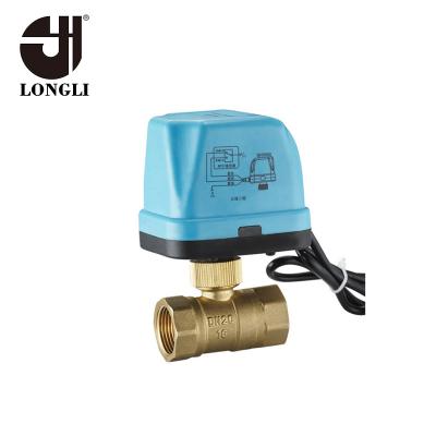 China General LML7106 Motorized Explosion Proof Water Adjustment Two Way Valve Electric Ball Valve for sale