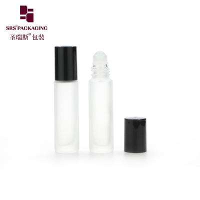 China 10ml Wall Glass Roll On Bottle With Glass Ball Leakproof Design for Personal Care for sale