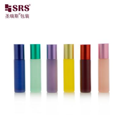 China Leak Proof 10ml Glass Roll On Bottle for Anti Acne Serum Color Customization Available for sale