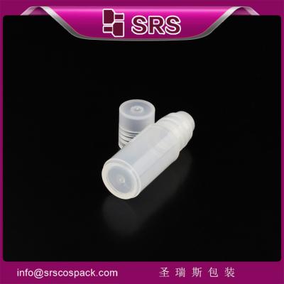 China rolo 3ml plástico na garrafa da bola com a bola plstic para o creme do olho, perfume, óleo essencial à venda