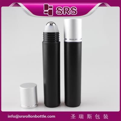 China 35ml plastic empty roll on bottle with Aluminum cap for sale