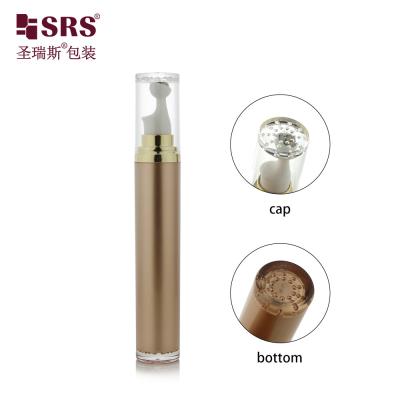 China LR004-15ML 20ML Empty Acrylic Press Dispensing Tube for Herbal Hair Growth for sale