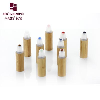 China BPP-5ML PP Inner Outer Bamboo Gemstone Roller Bottle Sustainable for Essential Oil for sale