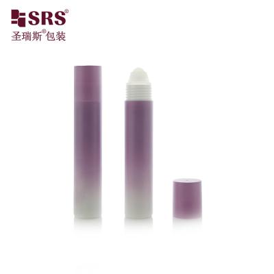 China RPP(P)-20ml PP Roller Ball Applicator Bottle Empty With Coating Matte Gradient Color for sale