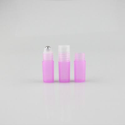 China Mini Roll On Perfume Bottle Cylindrical Shaped RPP Series 3ml for sale