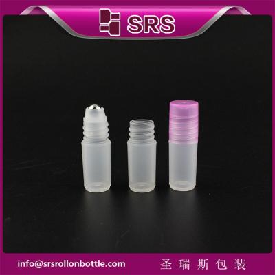 China Colorful RPP 3ml Mini Roll On Bottle With Customizable Shades for sale