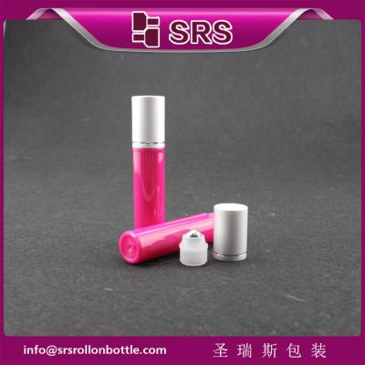 China SRS high quality manufacturer red color 10ml perfume roll on bottle à venda