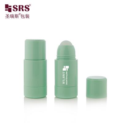 China Refillable Plastic 50ml 75ml PP green Roll On Deodorant Skincare Packaging With Roller Ball for sale