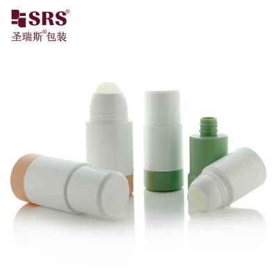 China 1.69oz /50ml Empty White Refillable Roll On Bottles Plastic Roller ball Bottles Reusable Leak-Proof for sale