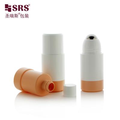 China Man Design plastic empty Cosmetic Packaging ball bottle Cosmetic skin care container 50ML roll-on bottle for sale