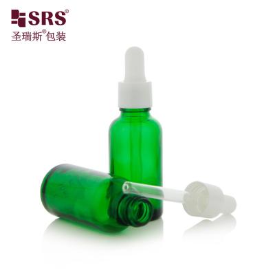 China D001 Anti-Acne Essential Oil Glass Dropper Bottle With PP Plastic Dropper Treatment for sale