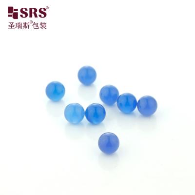 China Blue Lapis Gemstone Roller Ball Jade Beads 8mm For Essential Oil for sale