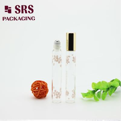 China SRS 10ml transparent color glass roll on bottle for essential oil à venda