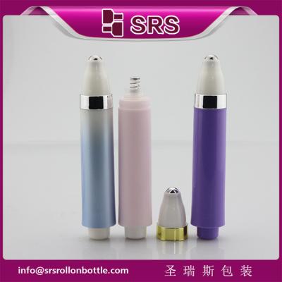 China SRS luxury 10ml plastic empty airless roll on bottle for eye cream à venda