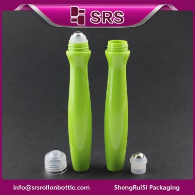 China SRS high quality plastic 15ml eye cream empty roller ball bottle for sale