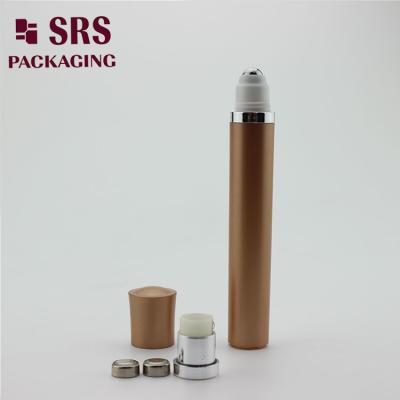 China No Leakage Gold Color Vibrating Eye Cream 10ML Roll on Bottle for sale