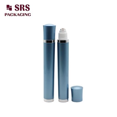 China SRS plastic blue color vibrating 10ml roll on eye cream bottle for sale