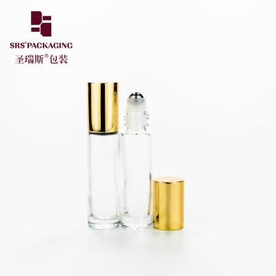 China BLPM Mould Glass Roller Bottle 10ml Leak Proof Aluminum Cap Steel Ball à venda