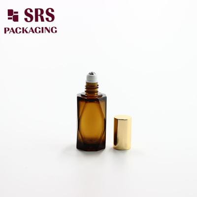 China Amber PETG Plastic Essential Oil Roller Bottle 20ml à venda