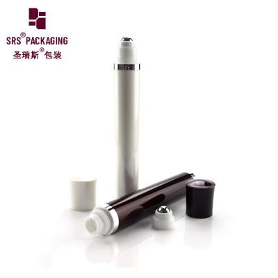 China Luxury cosmetic mini 10ml plastic eye serum vibrating massage tube for sale